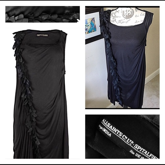 All Saints Dresses & Skirts - 🌹Sale All Saints Black Orchid Bamboo Dress